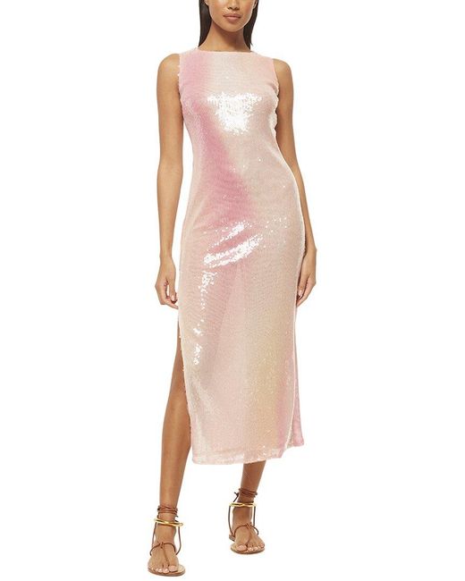 MISA Los Angles Pink Nakia Dress