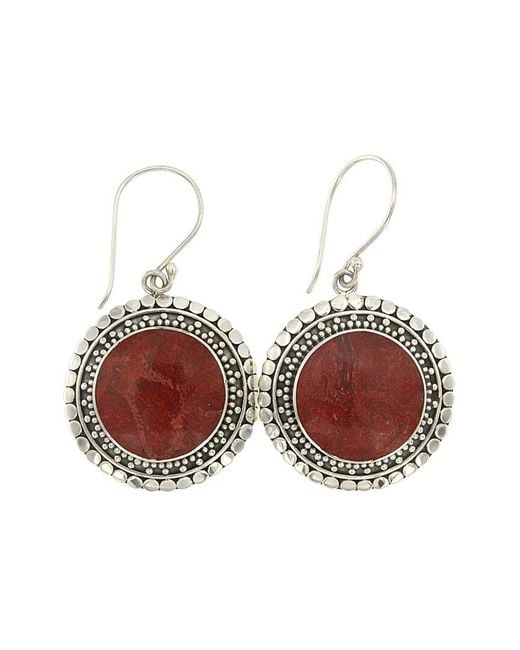 Samuel B. Red Coral Earrings