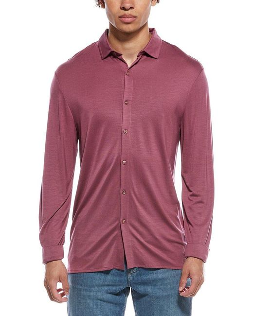 Vilebrequin Red Button-Down Shirt for men