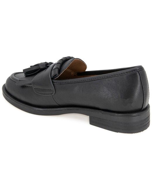 Gentle Souls Black By Kenneth Cole Cydleey Leather Loafer