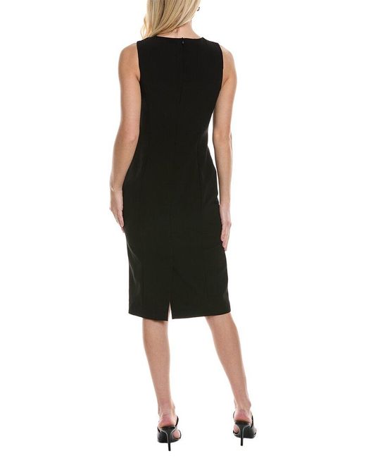 Marella Black Bolla Midi Dress