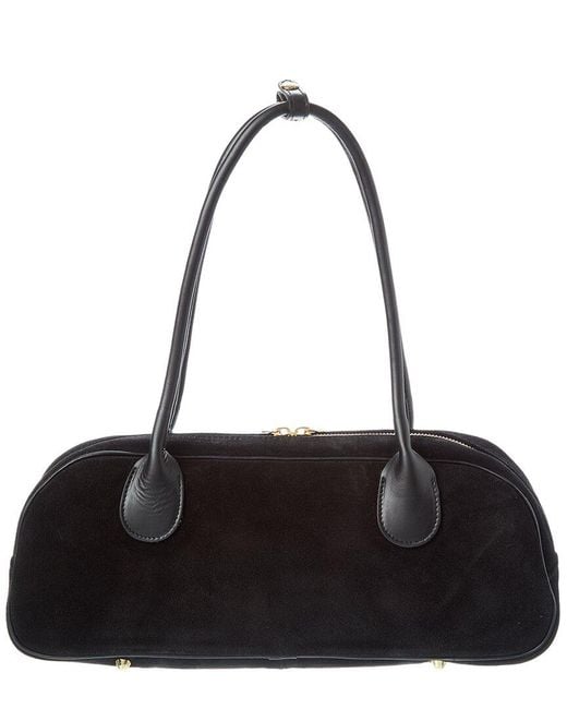 Persaman New York Black Leather Shoulder Bag