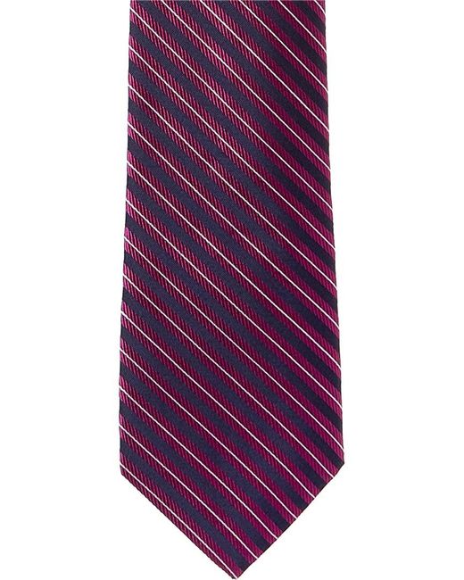 Brooks Brothers Purple Medium Pink Hairline Stripe Silk Tie for men