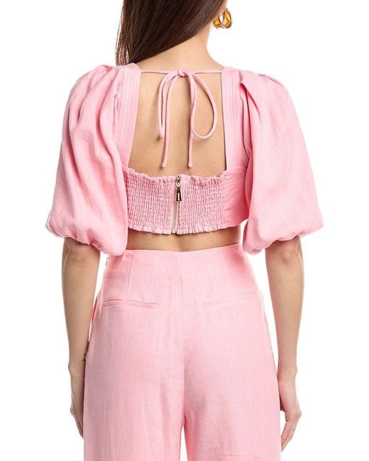 Ramy Brook Pink Kelsey Top