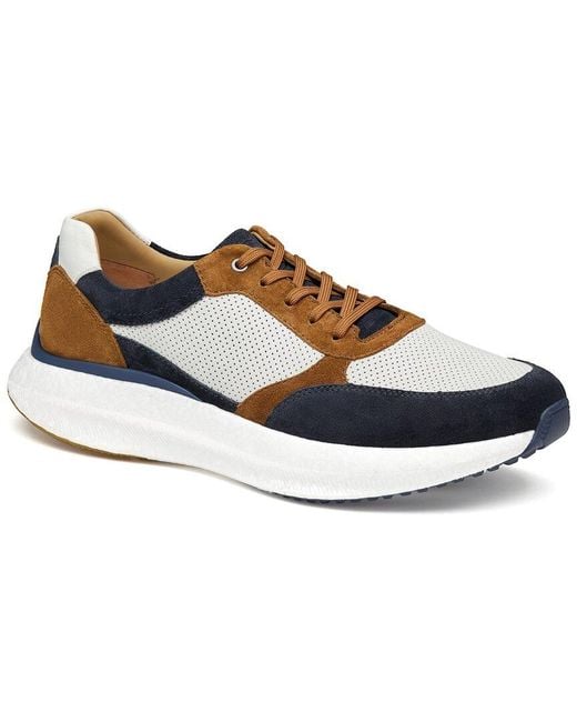 Johnston & Murphy Multicolor Briley Leather Sneaker for men