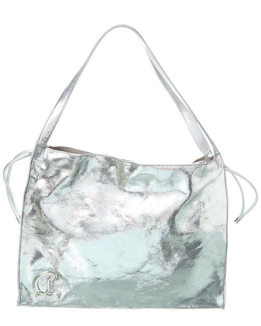 Christian Louboutin Blue Leather Tote