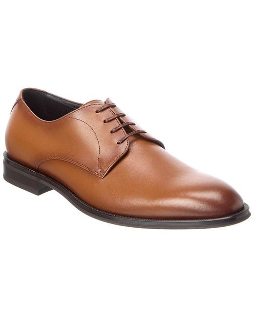 Boss Brown Derrek Leather Derby for men
