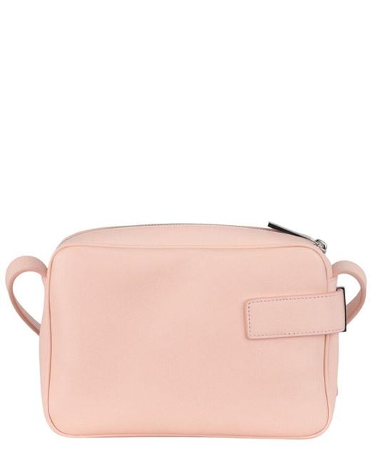 Ferragamo Pink Small Archive Camera Case Leather Crossbody