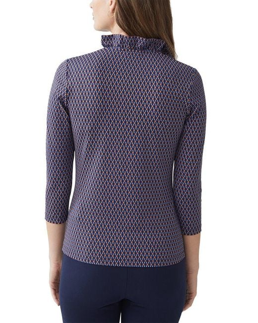 J.McLaughlin Purple Durham Knit Top