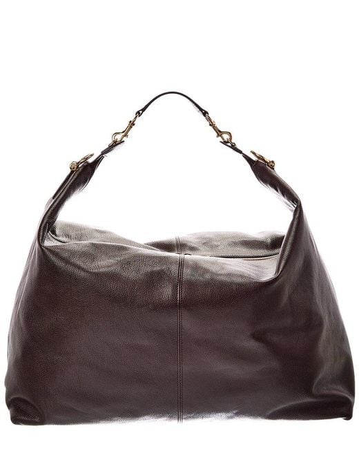 Gucci Brown Berera Large Leather Crossbody