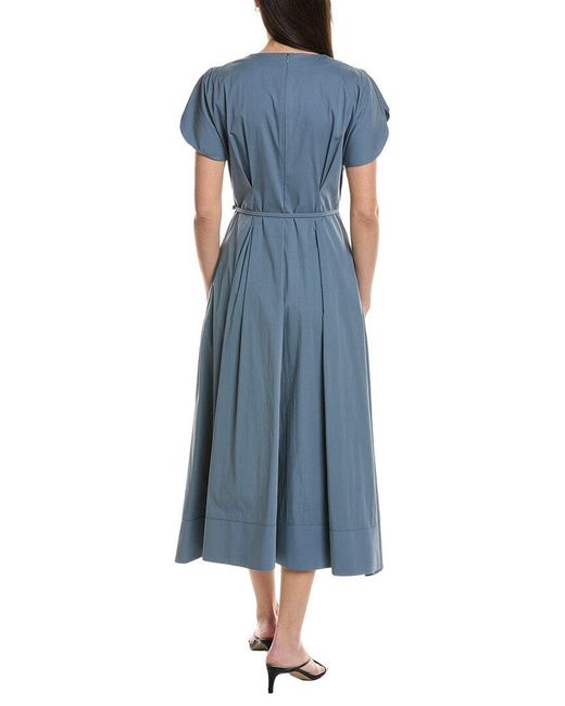 Boss Blue Demnilia Midi Dress