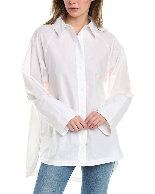 AllSaints White Evie Shirt