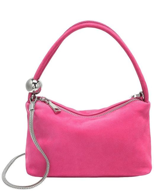 Tiffany & Fred Paris Pink Tiffany And Fred Paris Mini Suede Leather Shoulder Bag