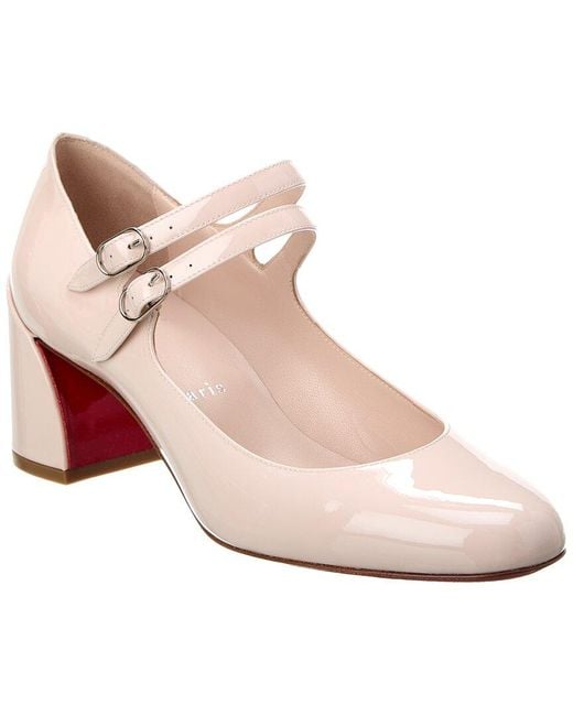 Christian Louboutin Pink Miss Jane 55 Patent Pump