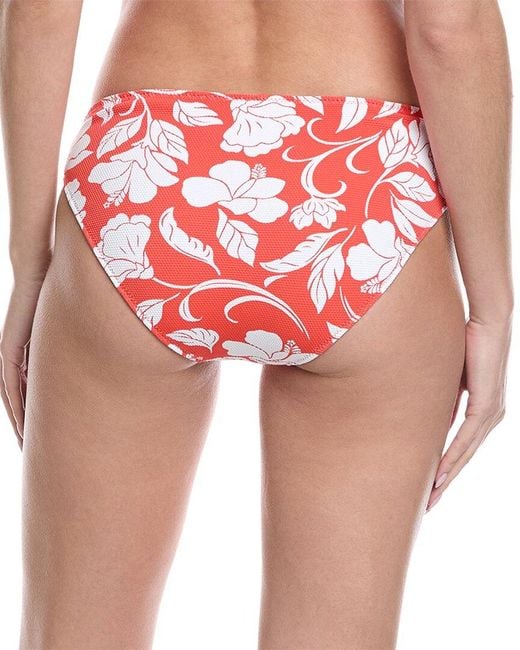 Tommy Bahama Red Island Cays Fiori Reversible Hipster Bikini Bottom
