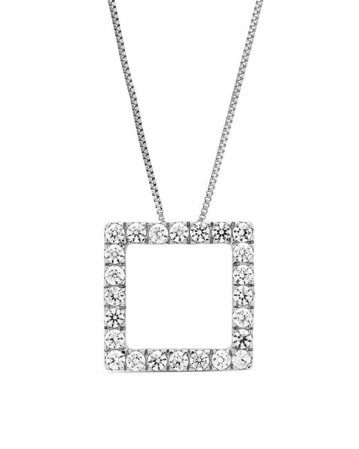 Amairah White 14K 0.50 Ct. Tw. Lab-Grown Diamond Pendant Necklace