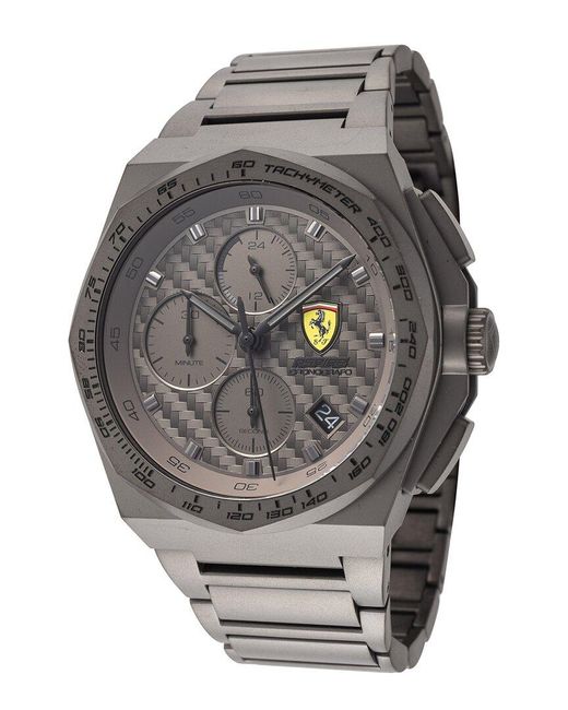 Scuderia Ferrari Ferrari Aspire Watch in Gray for Men | Lyst