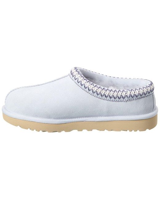 Ugg White Tasman Ii Suede Slipper