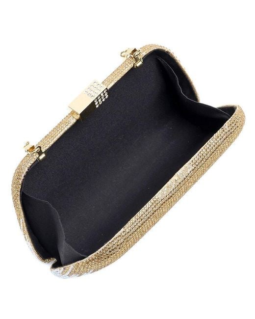 Tiffany & Fred Paris Metallic Gradient Crystal Clutch