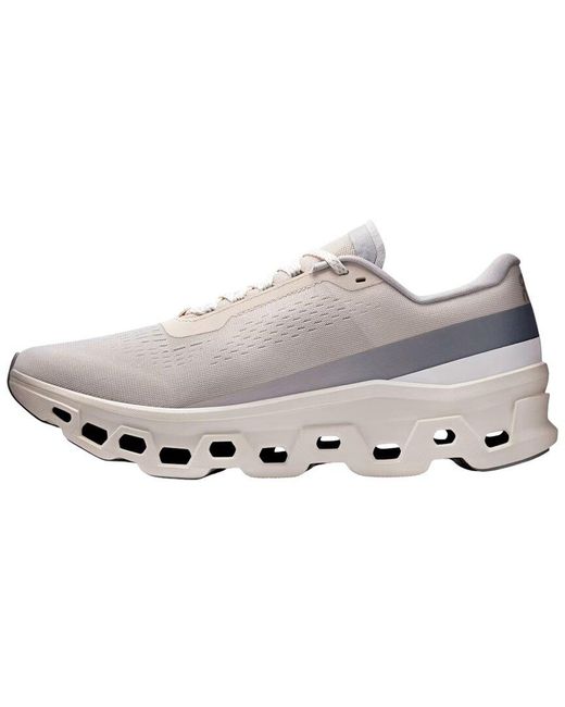 On Shoes White Cloudmonster 1 Sports Shoe for men