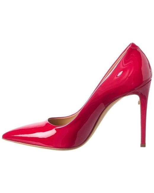 Ferragamo Pink Ilary Patent Pump