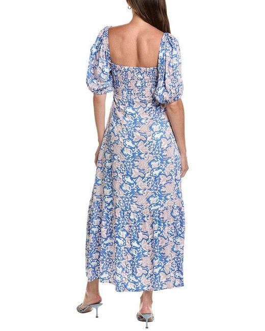 Emerson Fry Blue Santiago 3 Maxi Dress