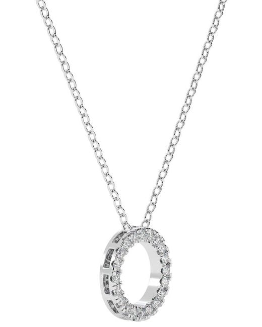 Diamond Select Cuts Metallic 14K 0.50 Ct. Tw. Diamond Pendant Necklace