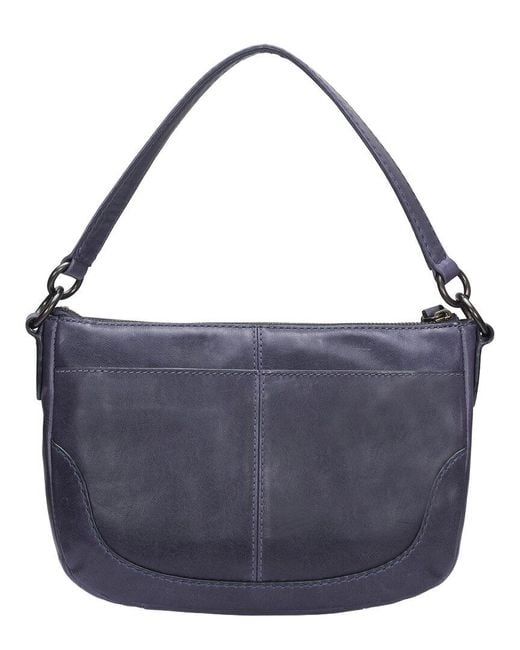 Frye Blue Melissa Leather Crossbody