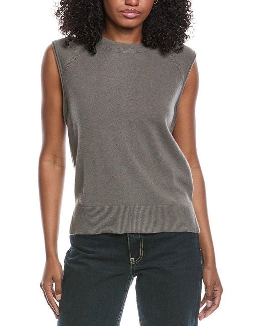 Jonathan Simkhai Gray Hanson Cashmere Vest