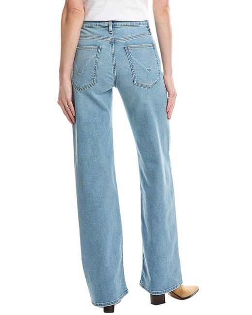 Hudson Blue Rose High-Rise Oak Wide Leg Jean