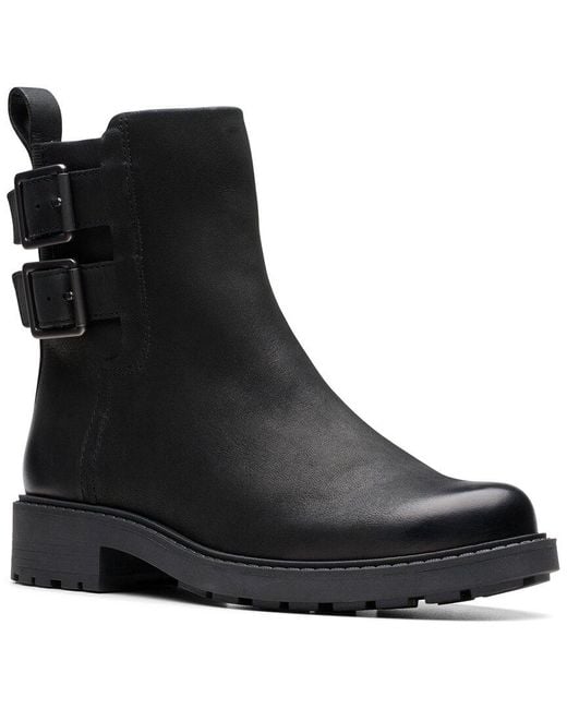 Clarks Black Orinoco2 Bay Leather Bootie