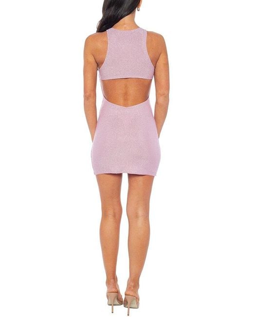 Jump Apparel Red Embellished Mini Dress