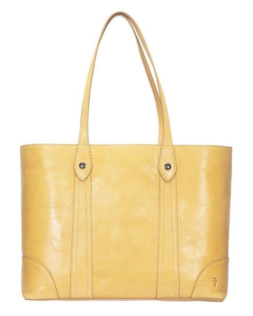 Frye Yellow Melissa Leather Shopper