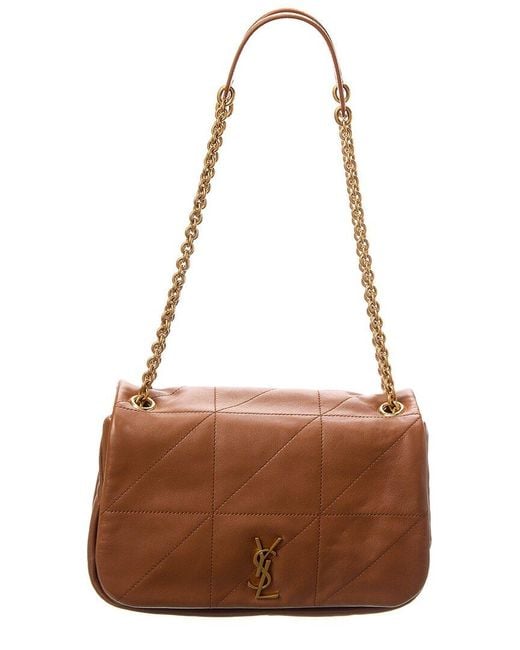 Saint Laurent Brown Jamie 4.3 Small Leather Shoulder Bag
