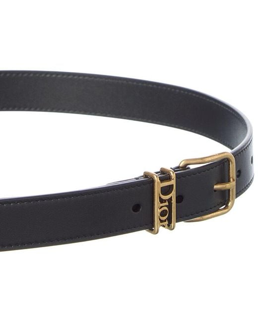 Dior Blue D Dream Leather Belt