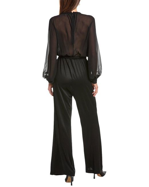 Diane von Furstenberg Black Ophelia Jumpsuit