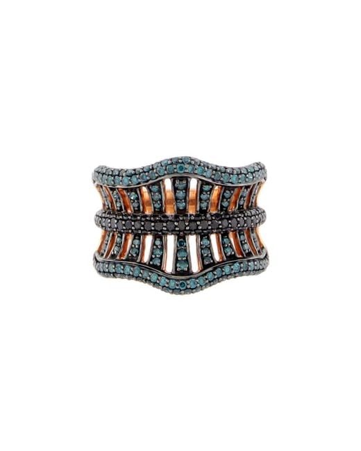 Suzy Levian White 14k Rose Gold 1.81 Ct. Tw. Diamond Ring