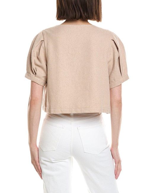 JACQUIE THE LABEL White Josie Top