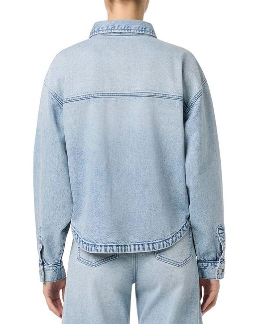 Joe's Jeans Blue Oversized Denim Jacket