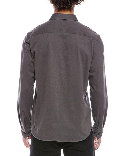 Theory Gray Irving Shirt for men