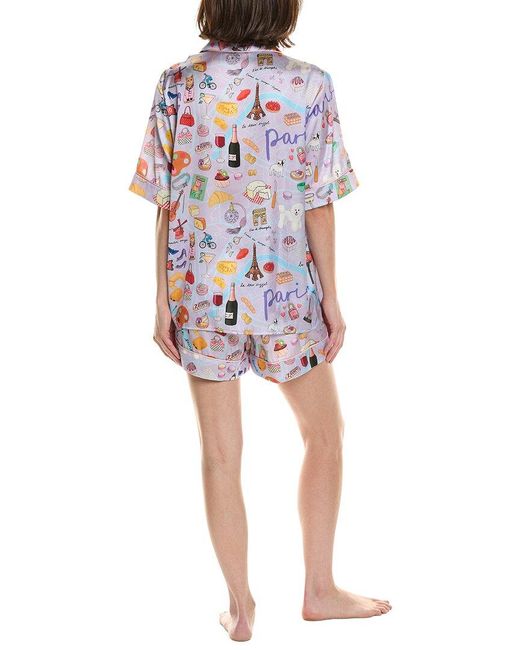 Karen Mabon Red 2Pc Print Pajama Set
