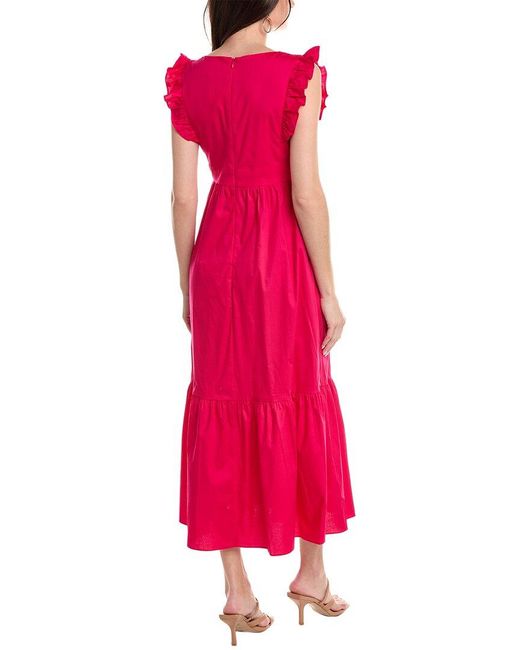 Maggy London Pink Maxi Dress