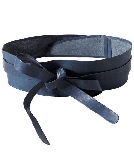 Ada Blue Classic Wrap Leather Belt