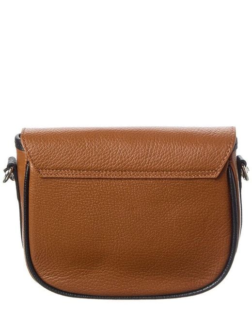 Italian Leather Brown Crossbody