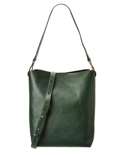 Madewell The Transport Leather Bucket Bag in Green Lyst UK