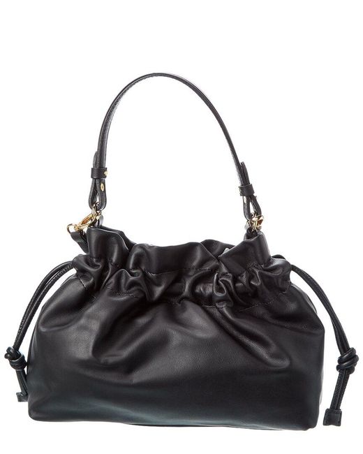 Isabella Rossetti Black Layla Leather Handbag