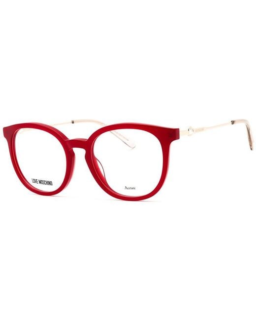 Love Moschino Red Mol607/Tn 49Mm Optical Frames