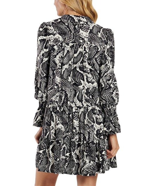 Jude Connally Black Tammi Tiered Dress