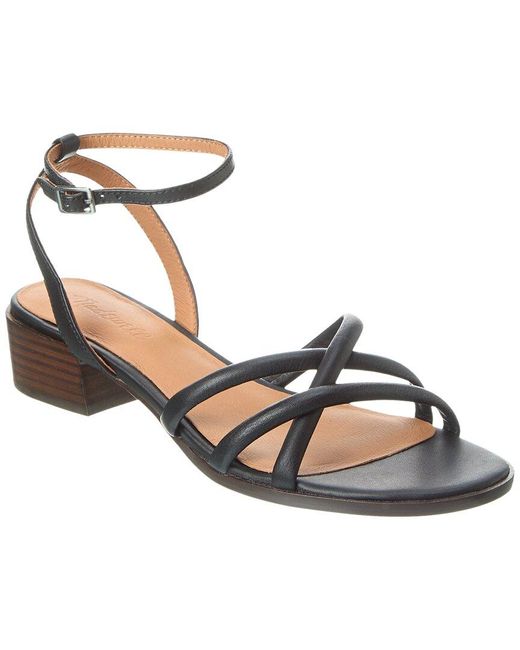 Madewell Metallic Strappy Leather Sandal