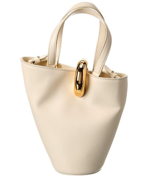 Jacquemus Natural Le Petit Bambola Leather Bucket Bag